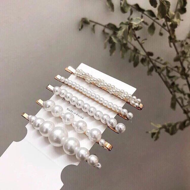 sét 5 kẹp tóc dễ thương cho bạn gái phong cách hàn