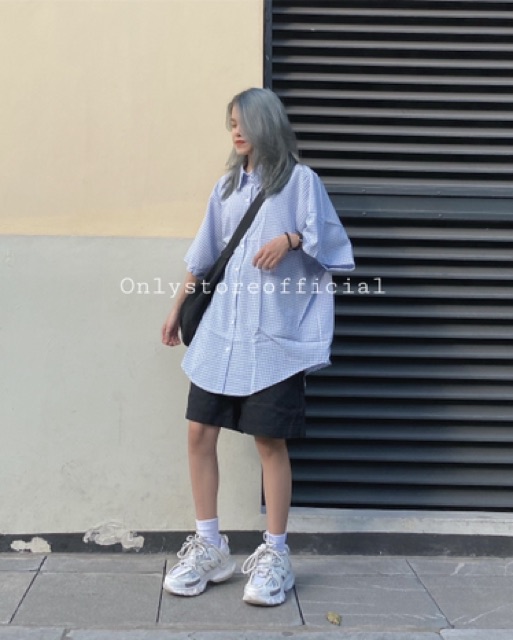 Set sơmi oversize+quần,cần tư vấn nhắn shop, nhận hàng có vấn đề liên hệ shop trước khi đánh giá