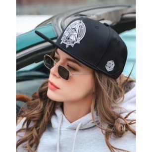 Mũ lưỡi trai thêu hình con mắt thời trang cá tính cho nam