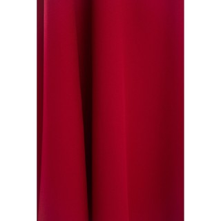 Đầm Cổ V Phối Nơ Màu Đỏ EDINI - D1186
