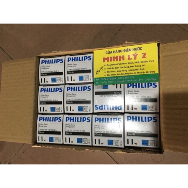 Bóng đèn COMPACT 3U/11W PHILIPS | BigBuy360 - bigbuy360.vn