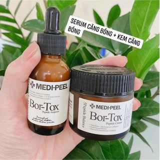 COMBO Serum Và Kem Dưỡng 𝐌𝐄𝐃𝐈-𝐏𝐄𝐄𝐋 𝐁𝐨𝐫-𝐓𝐨𝐱 𝐏𝐞𝐩𝐭𝐢𝐝𝐞 Da Căng Bóng