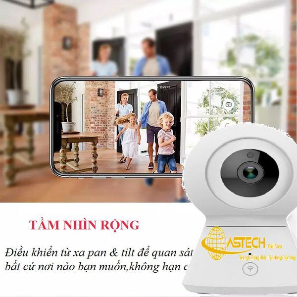 Camera giám sát 𝑭𝑹𝑬𝑬𝑺𝑯𝑰𝑷 Camera wifi thông minh TUYSMART  FULL HD 1080P