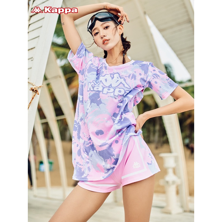 Bộ Đồ Bơi 3 Món Kappa Kiểu Thể Thao Cá Tính Cho Nữ