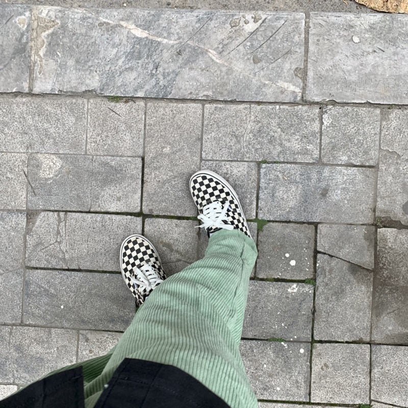 Quần nhung tăm Baggy ống rộng cơ bản basic