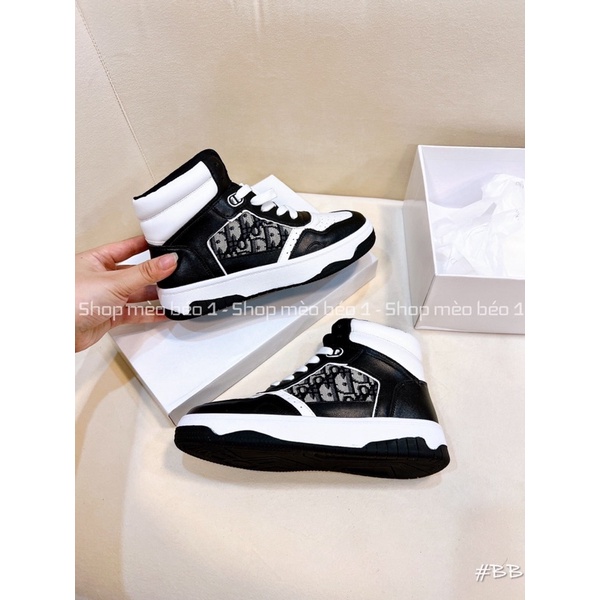 Giày thể thao sneaker cd cổ cao hoạ tiết thổ cẩm fullbox