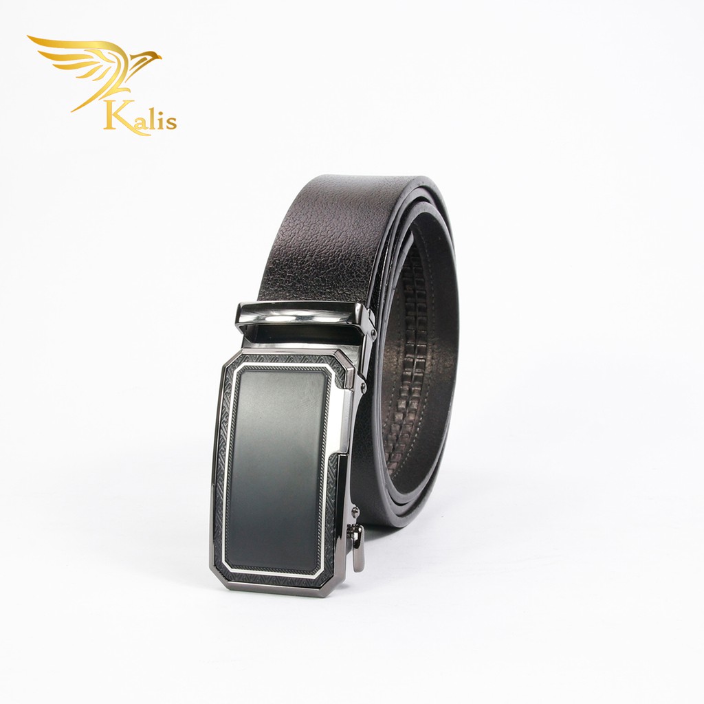 Dây Nịt Nam Cao Cấp Da Thật Chính Hãng KALIS Dây Lưng Thắt Thắc Lưng Nam Đẹp Da Bò Mill Khóa Tự Động Thời Trang
