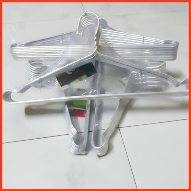 Combo 10 mắc nhôm treo phơi quần áo