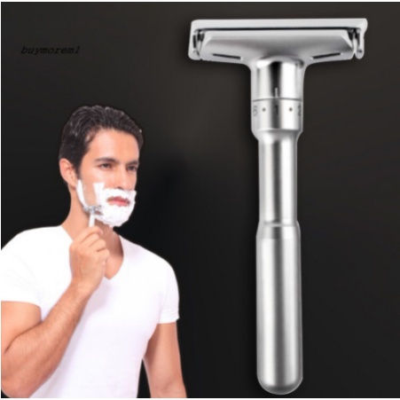 Dao cạo râu hai cạnh an toàn cổ điển cho nam với 5 lưỡi dao thay thế