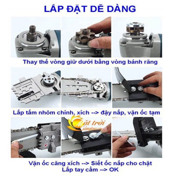 Lưỡi Cưa Xích - Lưỡi Cưa Gắn Máy Cắt Cầm Tay CHAIN SAW