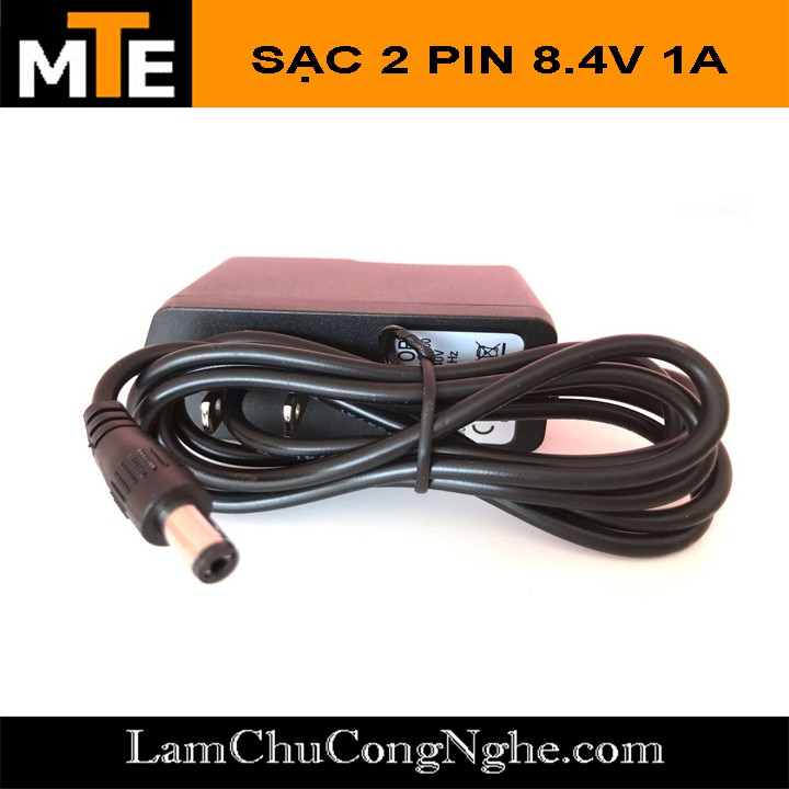 Adapter chuyên sạc Pin 2 Cell 8.4V 1A