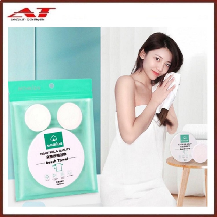 KHĂN NÉN DU LỊCH ( 70 - 140 CM ) ( CHỈ CẦN BỎ VÔ NƯỚC )