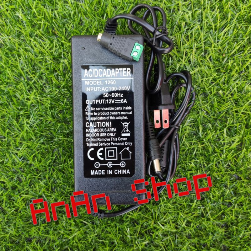 Adapter 12v6a - Nguồn 12v-6a tặng kèm giắc cái