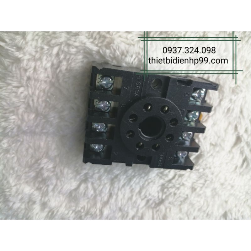 Đế ro le Relay timer 8 chân tròn nhỏ PF083A dành cho timer ah3-3