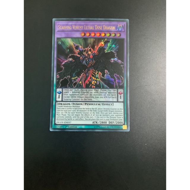 Bài yugioh : starving venemy lethar dose dragon