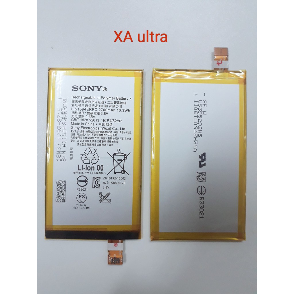 Pin Sony Xperia XA Ultra F3212, F3216 dung lượng 2700mAh Zin bảo hành 6 tháng