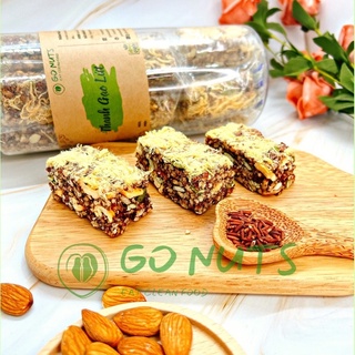 THANH GẠO LỨT GO NUTS Chà Bông Rong Biển Mix Hạt dinh dưỡng Ngũ cốc không