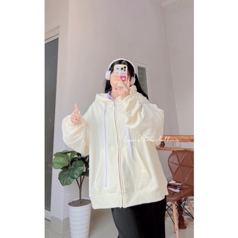 Hoodie Zip Mùa Hè ✨Mặc Với Áo Dài, Quần Tây siêu xinh🫶🏻