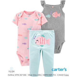 SET BỘ BÉ GÁI Carter's nhập Mỹ - Fish