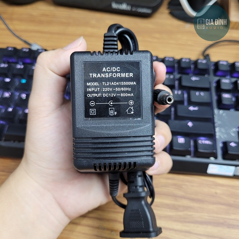 Bộ nguồn cho đầu thu micro không dây Shure 12v