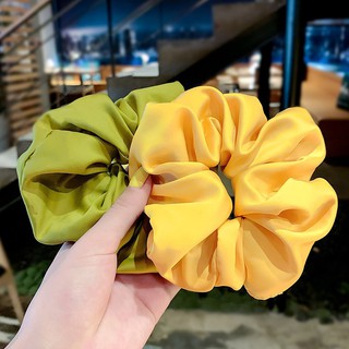 Set 5 Cái Cột Tóc Cute Màu Trơn Dễ Phối Kiểu Phong Cách Nữ Tính Nhẹ Nhàng Đủ Màu Đường Kính 10cm