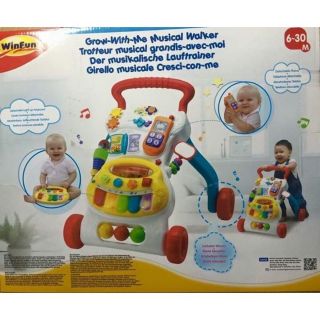 (Chính hãng) Xe tập đi có nhạc WinFun 0804