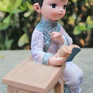🎀BỘ TƯỢNG 4 THIẾU NỮ CẦM KỲ THI HỌA🎀