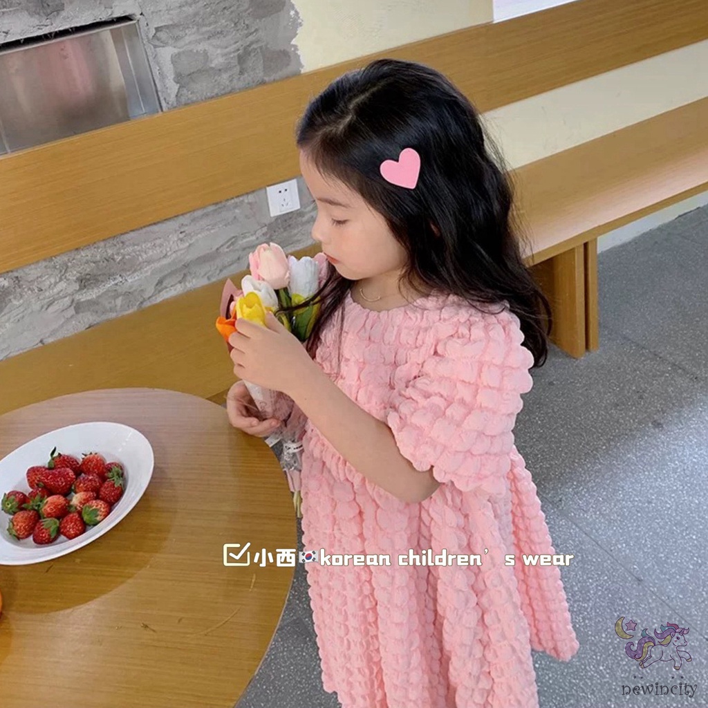 Đầm Công Chúa Phong Cách Hàn Quốc Cho Bé Gái