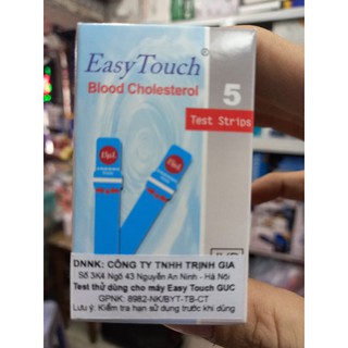 Que thử đường huyết easy touch GCU ET322 (25 Que)