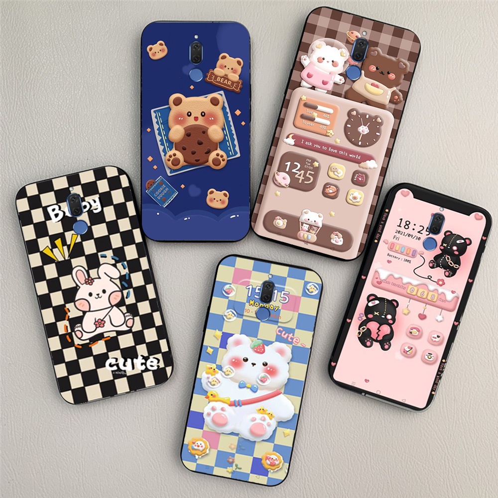 Ốp lưng điện thoại huawei nova 2i in hình gấu nâu vô cùng đáng yêu