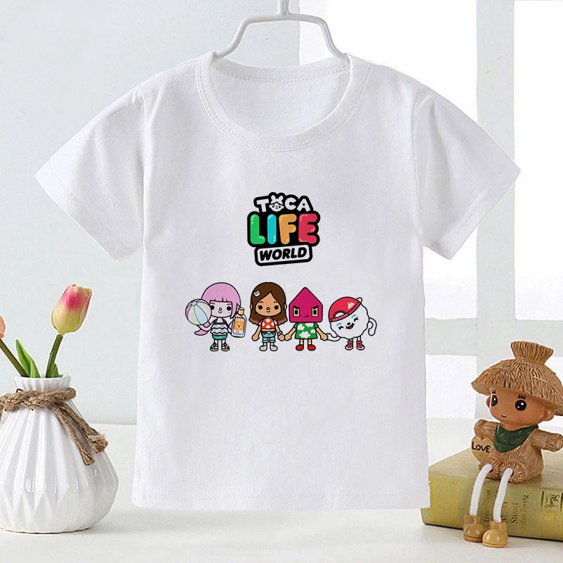Áo Thun Trẻ Em tocaboca toca boca life world