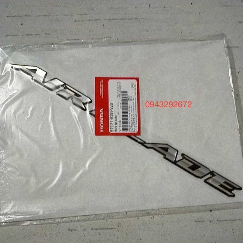 Tem Chữ Nổi Honda Air Blade 110 Fi 2010