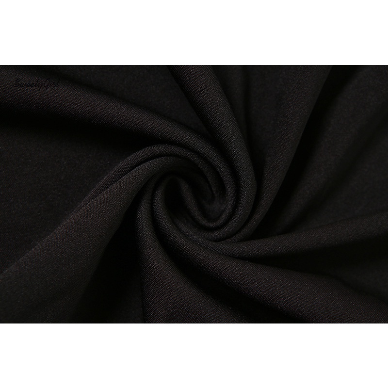 Bộ Áo Không Tay Hở Vai + Quần Lưng Thấp Màu Trơn Thời Trang 2022 Dành Cho Nữ