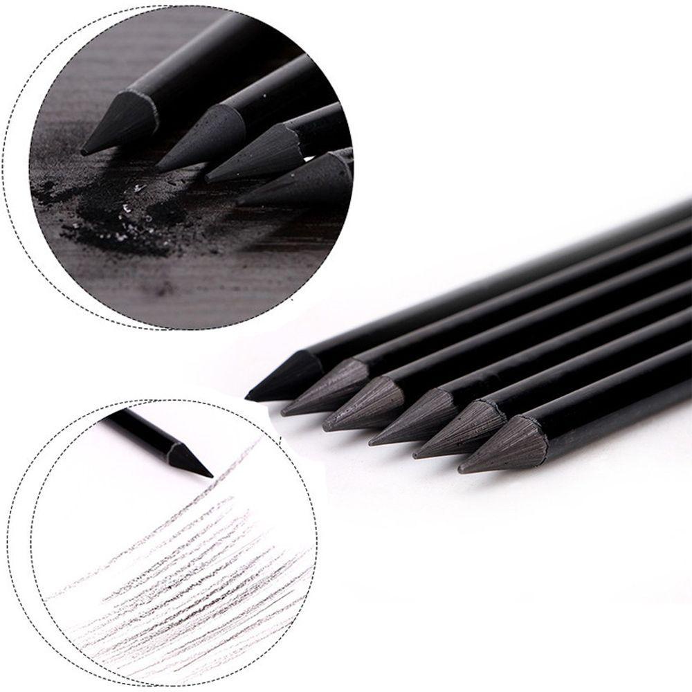 Bút Chì Vẽ Phác Thảo Bằng Gỗ Carbon Chất Lượng Cao Chuyên Nghiệp Toàn Diện