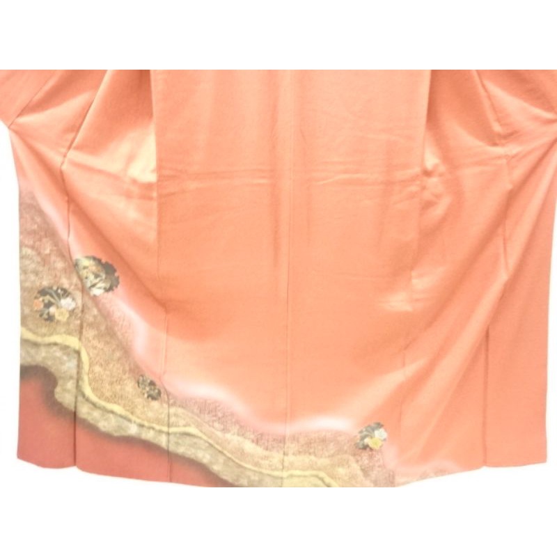 Antique Kimono Nhật Bản - Snowflakes with Kiku & Ume - Hoa văn bông tuyết và hoa
