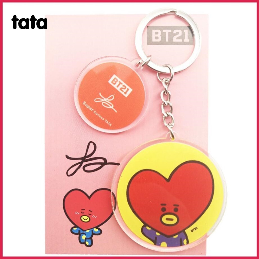 Móc khóa dễ thương phong cách KPOP BTS bt21