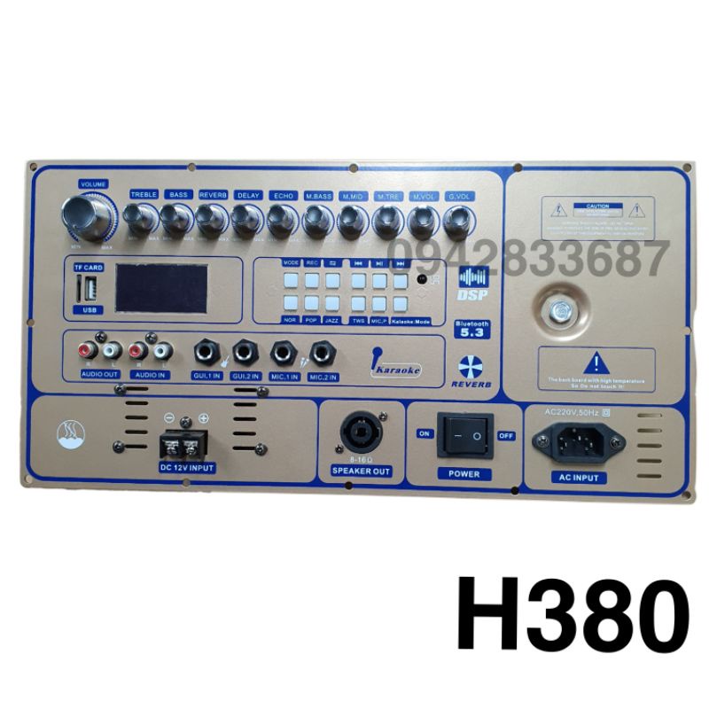 Mạch Loa Kéo 40 Đôi Reveb Nguồn Cao