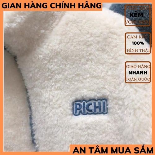 Áo lông nữ ,áo khoac lông uni thêu chữ ngực lông mềm mịn bao đẹp phong cách hàn quốc XƯỞNG MAY TIT COJ 2