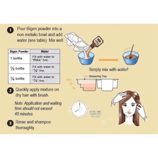 Thuốc nhuộm tóc Bigen Nhật Bản (bill- đủ màu)