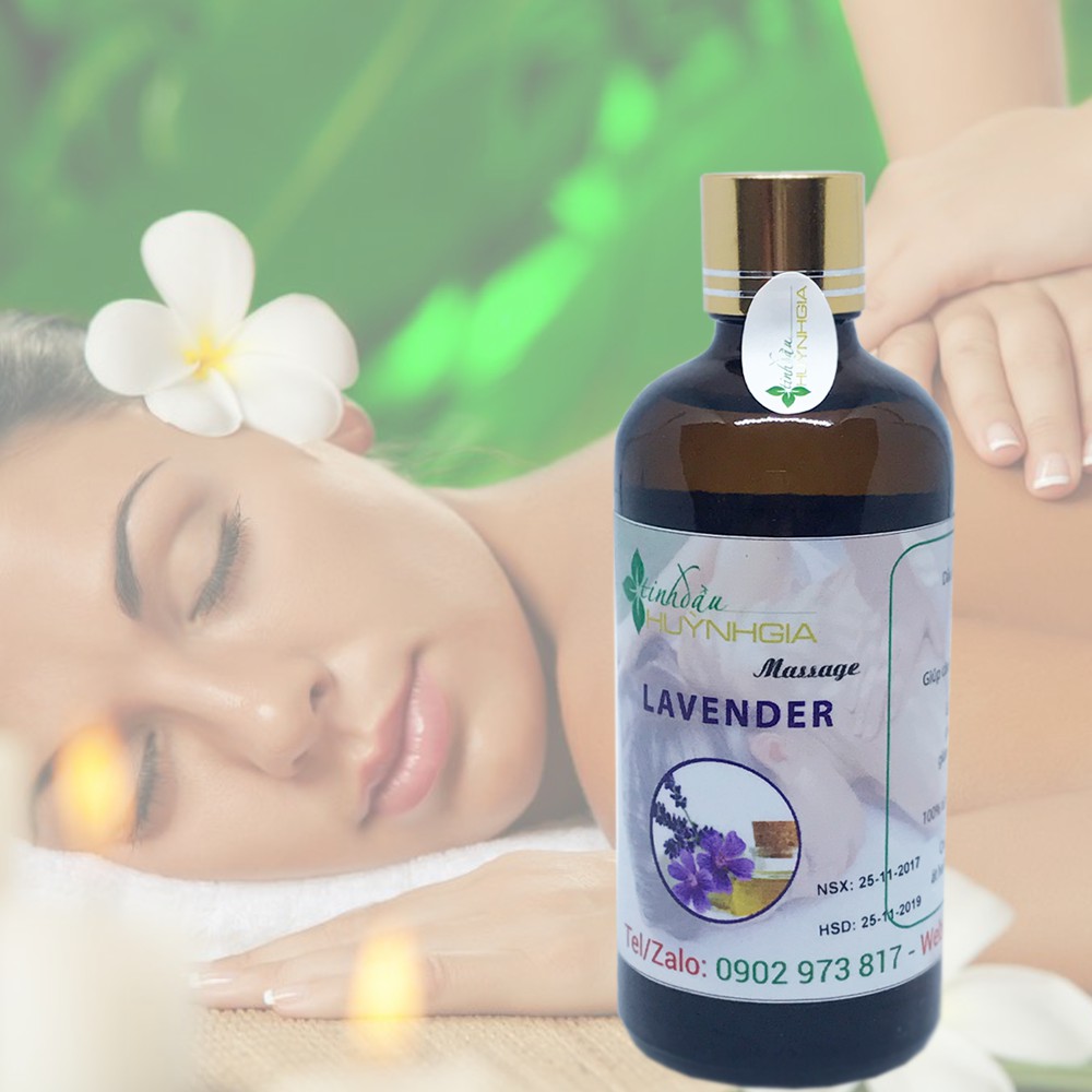 Tinh Dầu Massage OẢI HƯƠNG - Tinh Dầu Massage LAVENDER - Dầu Massage Toàn Thân LAVENDER