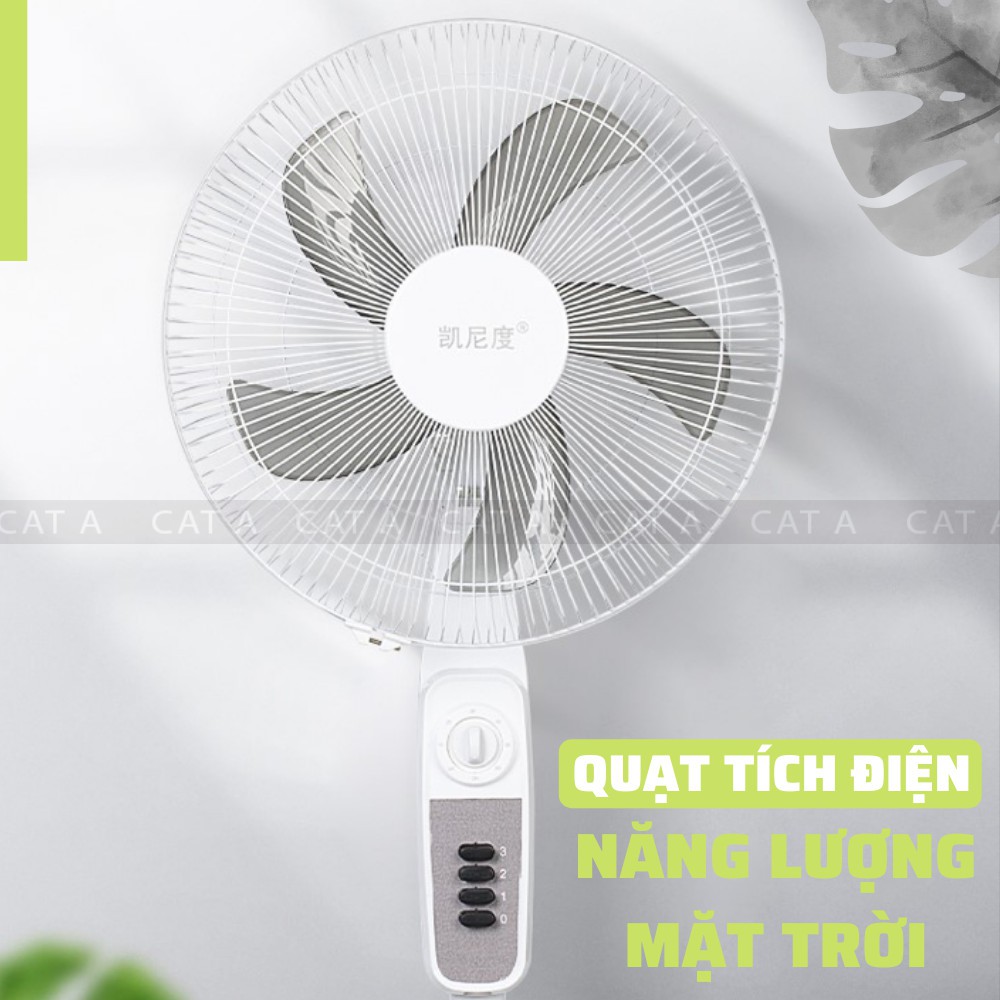 Quạt Tích Điện Năng Lượng Mặt Trời S888- Siêu Mát, Tiết Kiệm Điện, Không Gây Ồn [TẶNG TẤM NLMT 25W]