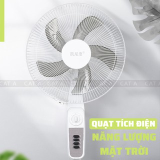 Quạt Tích Điện Năng Lượng Mặt Trời S888- Siêu Mát, Tiết Kiệm Điện, Không Gây Ồn [TẶNG TẤM NLMT 25W]