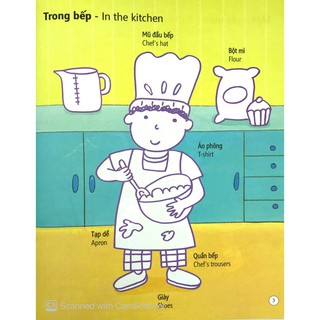 Sách tô màu bóc dán - Trang phục - Getting dressed
