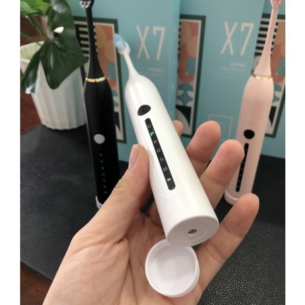 Bàn chải điện Sonic X7, bàn chải đánh răng tự động đánh tan mảng bám thế hệ mới