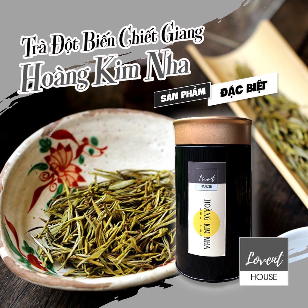 Lục Trà Hoàng Kim Nha - trà vàng quý hiếm Chiết Giang - sản phẩm đặc biệt hàm lượng dinh dưỡng cao