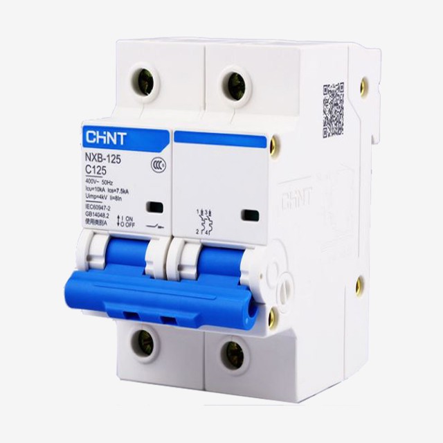 (CHINT) CB tép (MCB) NXB2-125 dòng cắt 10KA 2 cực