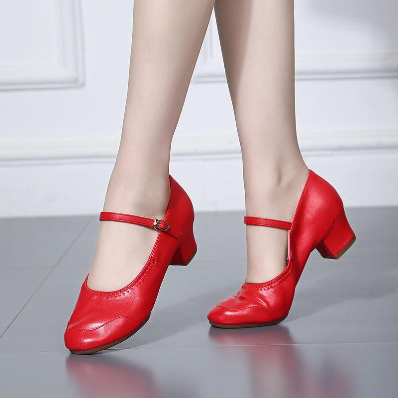 Giày Khiêu Vũ Đế Mềm Mũi Vuông Thời Trang Cho Nữ