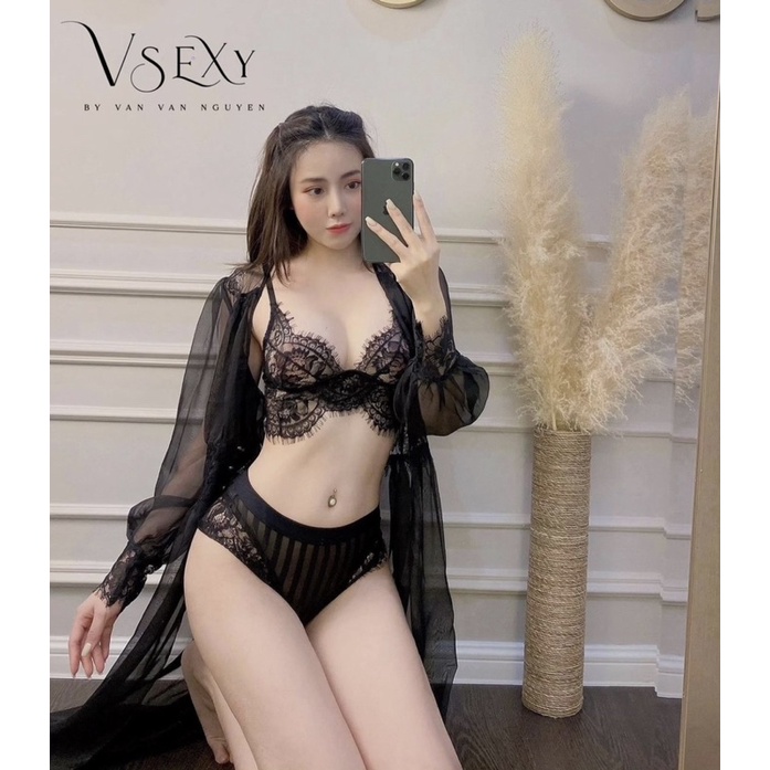 Set đồ lót bralette thiết kế sexy cạp cao BDL5