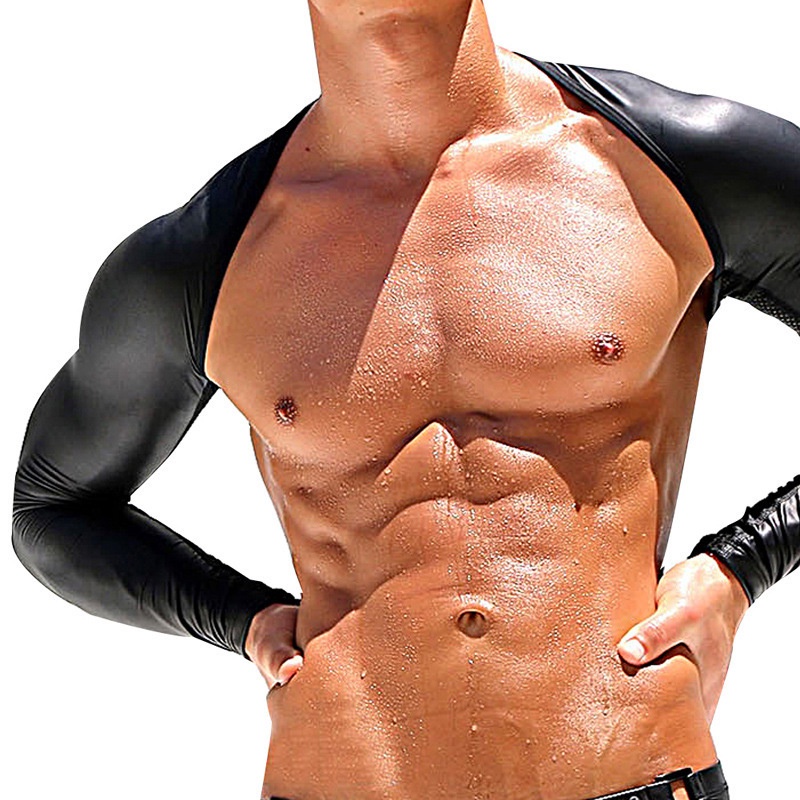 Áo Khoác Da Bóng Cổ Đứng Quyến Rũ Thời Trang Cho Nam