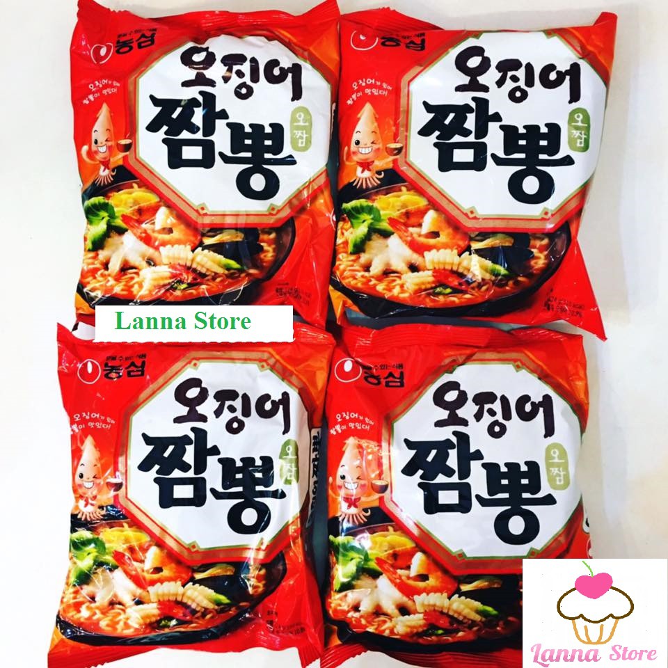 Mì nước bạch tuộc NongShim Hàn Quốc